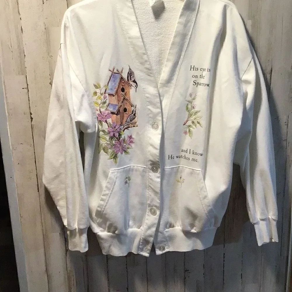 Sweater, vintage, hilltop sportswear, Christian sweater, great condition 
